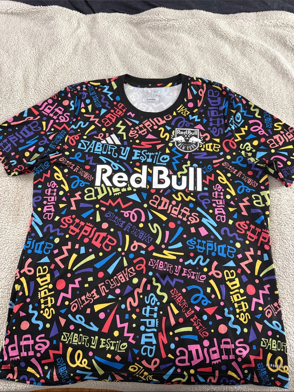 New York Red Bulls 🇺🇸 2023-24 Hispanic Heritage Month Adidas Training Jersey